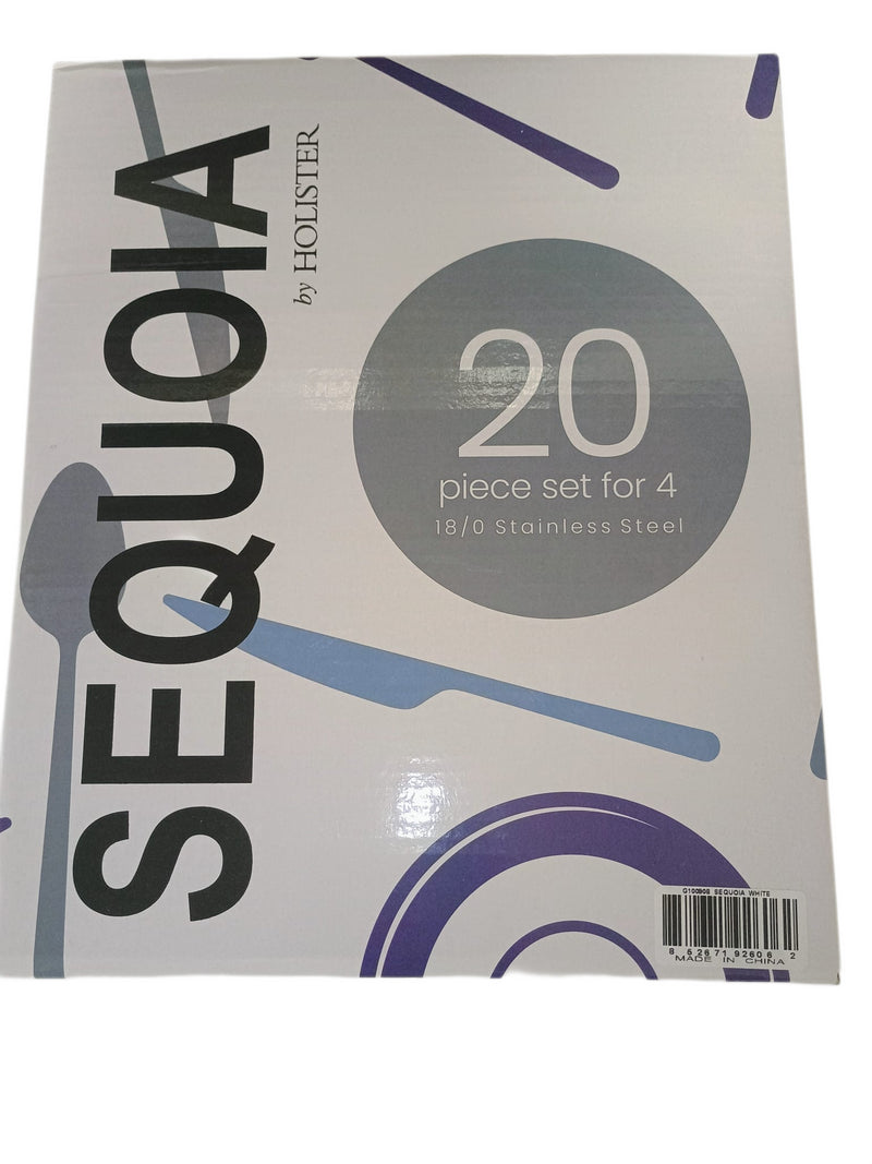 Sequioa White Cutlery Set 20pc