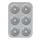 Nordic Ware Formed French Twist Donut Pan, 6 Cavities, Twilight Blue
