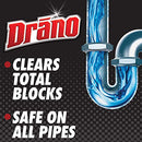 Drano Snake Plus Tool and Gel System, Drain Snake with Drain Clog Remover Gel, Unclogs and Removes Hair and Blockages, Commercial Line 16 Fl oz and 23 Inch Tool