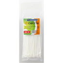 8'' CABLE TIES CLEAR COLOR 100PK
