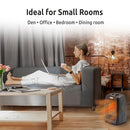 EZ-HEAT Electric Ceramic Portable Space Heater with Thermostat and Fan, Built-in Overheat Sensor, and Safety Tip-Over Switch, ST-MTPTC113