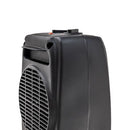 EZ-HEAT Electric Ceramic Portable Space Heater with Thermostat and Fan, Built-in Overheat Sensor, and Safety Tip-Over Switch, ST-MTPTC113