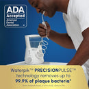 Waterpik Aquarius Water Flosser For Teeth Cleaning, Gums, Braces, Dental Care, Electric Power With 10 Settings, 7 Tips For Multiple Users And Needs, ADA Accepted, White WP-660, Packaging May Vary