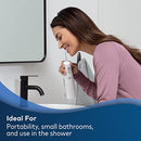 Waterpik Cordless Express Water Flosser, Battery Operated & Portable for Travel & Home, ADA Accepted, Waterproof for Shower Use, White WF-02, Packaging May Vary