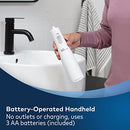 Waterpik Cordless Express Water Flosser, Battery Operated & Portable for Travel & Home, ADA Accepted, Waterproof for Shower Use, White WF-02, Packaging May Vary