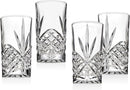 Crystal Highball Glasses- Set of 4