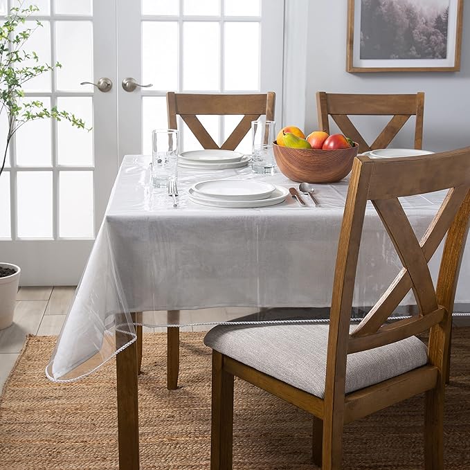 60"x90" Clear Vinyl Tablecloth Protector
