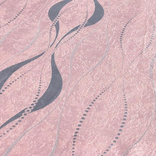 66 x 120" Jacquard Tablecloth –Pink Pearl