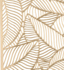 A decorative beige table runner by Home Details, showcasing a delicate rope-inspired laser-cut pattern.