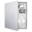 Crystal Havdalah set packaged in a white presentation box with fitted interior