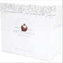 Perspex matches holder packaged in white Art Judaica gift box