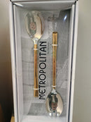 Salad servers in their packaging