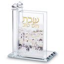 crystal match holder on white background
