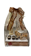 Shalach Manos Package w/ Vanilla Liqueur, Artisinal Popcorn and Parve Chocolates