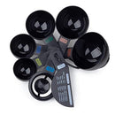 Fox Run 4838 Measuring Cup set with Egg Separator, Black, Medium