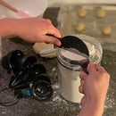 Fox Run 4838 Measuring Cup set with Egg Separator, Black, Medium