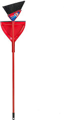 Vileda Oskar Angle Broom with Dust Pan