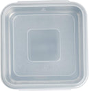 Clear plastic lid, shown on a white background.