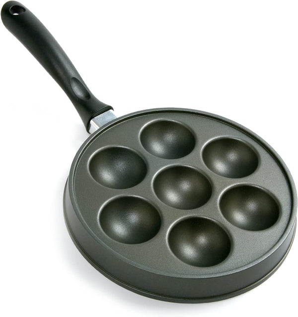 Norpro Nonstick Stuffed Pancake Pan, Munk / Aebleskiver / Ebelskiver