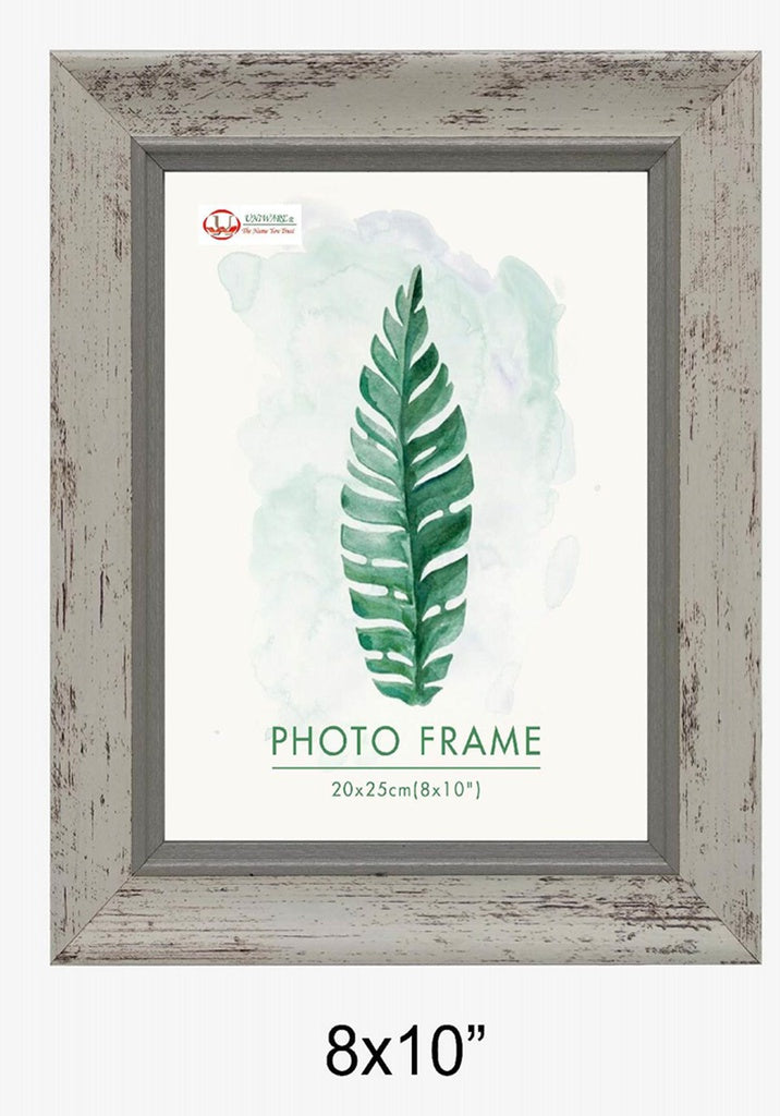 Uniware 8"X10 MDF Gray Picture Frame