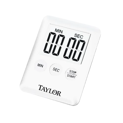 Tylor Mini Magnetic Digital Timer White