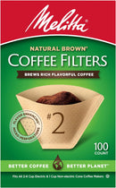 Cone Coffee Filters - 100 count front packaging