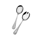 Towle Living Palm Breeze Stainless Steel 2-Piece Serving Set, spoon and fork with decorative handles