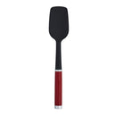 Red handle silicone spoon spatula heat resistant 12 inch