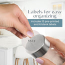 SleeekRack Under The Cabinet Spice Rack 6 Spice Bottles