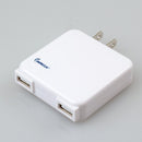 Impecca 10W 2-Port USB AC Wall Adaptor White
