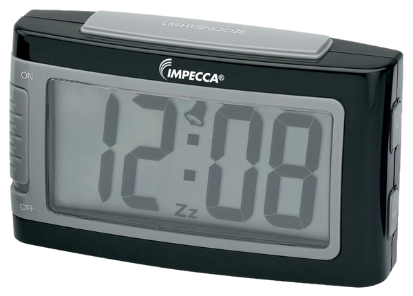 Impecca 1.3" Large Display Digital Battery Alarm Clock