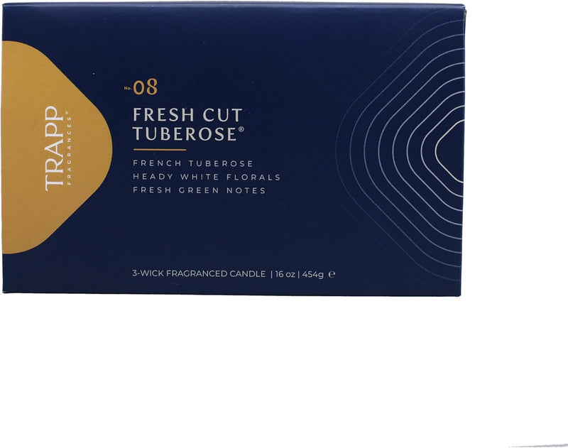 Trapp - No. 8 Fresh Cut Tuberose - 16 oz. 3-Wick Candle