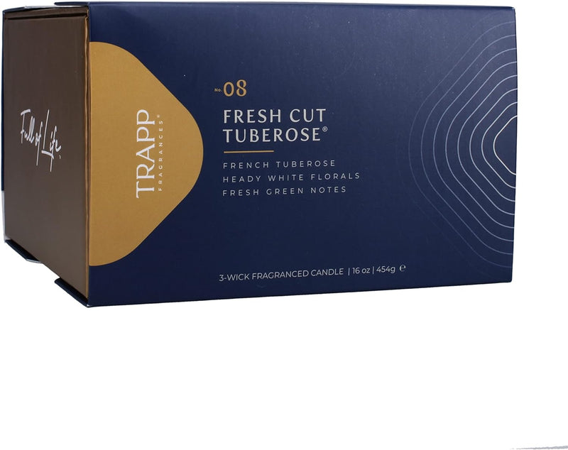 Trapp - No. 8 Fresh Cut Tuberose - 16 oz. 3-Wick Candle