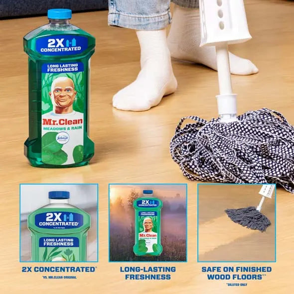 Mr. Clean Multi-Surface Cleaner 2x Concentrated Meadows and Rain