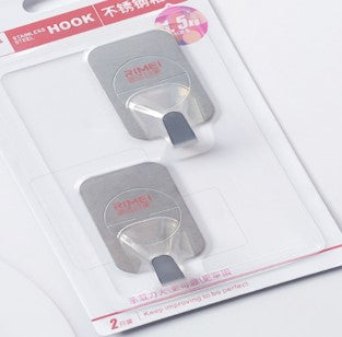 2 pc Stainless Steel Hook Set, 30x20mm