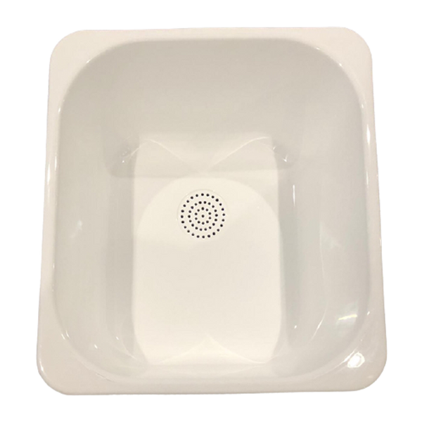 Small Sink Insert White Glossy L14.25" W13.25" D5.9"