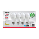 A19 LED Bulb 15.5W 2700K, 4-Pack