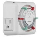 Tork heavy-duty 15 Amp 2-outlet programmable timer for appliances