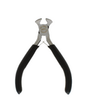 KC Brand 4.5 inch Mini End Nippers, drop forged, fully polished, spring loaded, with sure-grip handles, ideal for fine exact work, lifetime warranty.