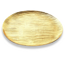 Wadi Gold Textured Round Tray