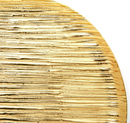 Wadi Gold Textured Round Tray