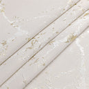 54" x 72 Polyester Tablecloth-  Jacquard, Marble White/Gold