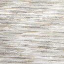 white jacquard napkin with a shimmering silver wave design