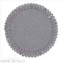 Extra Thick Looped Edge Round Placemats