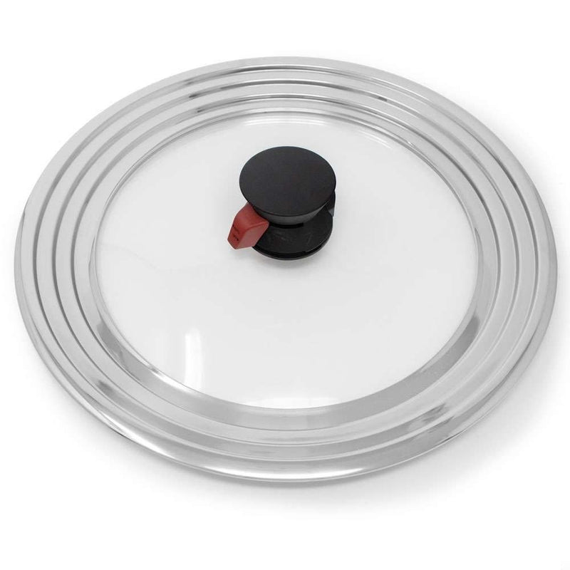 Norpro Smart Universal Lid – Stainless Steel & Glass Venting Cover (Fits 9.5” to 12.5” Pots & Pans)