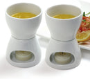 Norpro 213 Porcelain Butter Warmer, 2pc set, 4 x 7 x 4 inches, As Shown