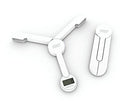 Joseph Joseph TriScale Compact Folding Digital Scale, White