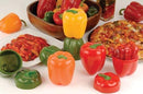 Red Hutzler Pepper Saver container shaped like a bell pepper.
