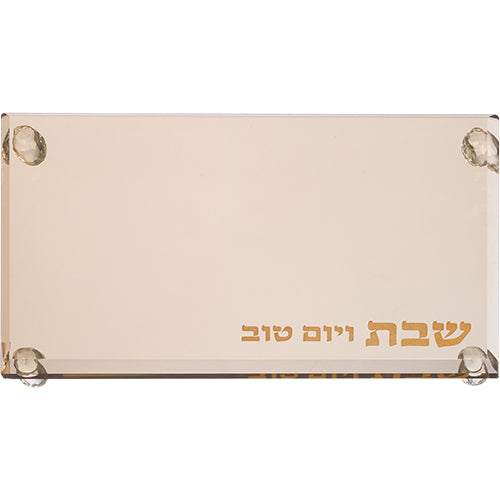 Crystal Tray for Candle Holders 23*13 cm