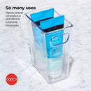 Copco Mini Tall Storage Bin, 5.5 x 3.5 x 7 Inch, Clear